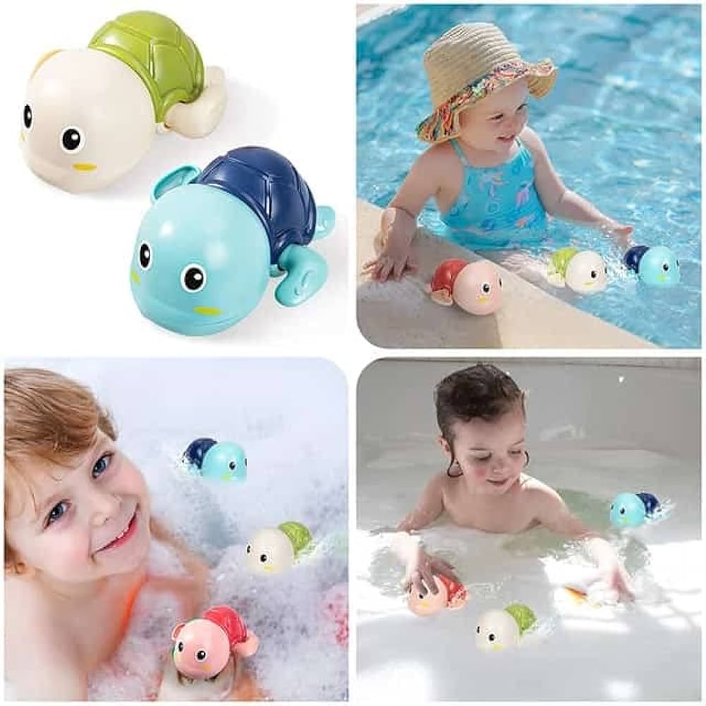 Planetoda™ ™ Turtle Bath Toys (3 Pack)
