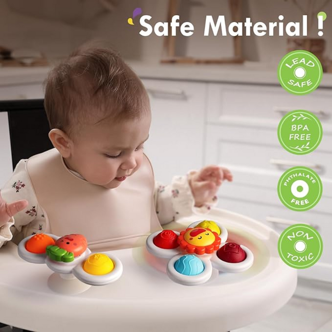 Planetoda™ ™ Suction Fidget Spinner (3 Pack) Main Image