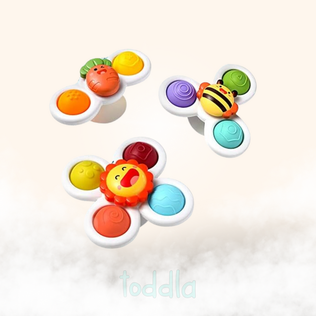 Planetoda™ ™ Suction Fidget Spinner (3 Pack) Hover Image